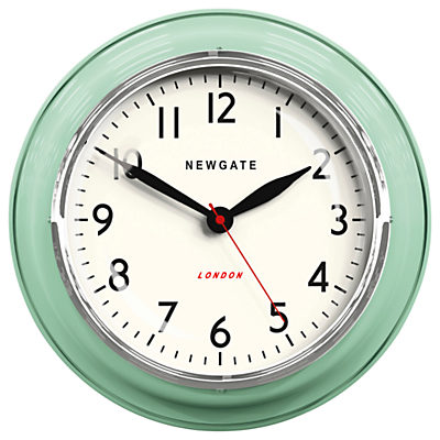Newgate Cookhouse Wall Clock, Dia.35cm Kettle Green